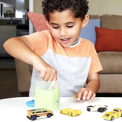 Hot Wheels Color Reveal Renk Deitiren zel 2'li Aralar 1. Seri Mavi