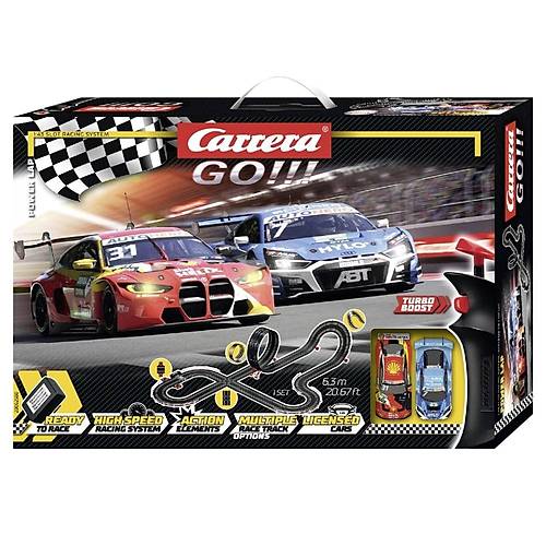 Carrera Go Slot Araba Yar Seti Power Lap Bmw Sheldon Van Der Linde & Audi Ricardo Feller