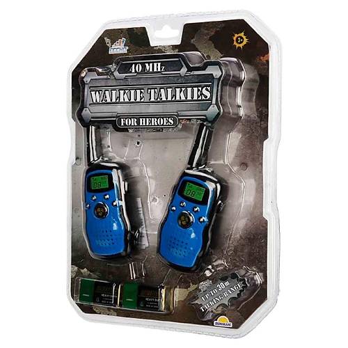 Walkie Talkie Askeri Telsiz Seti Mavi