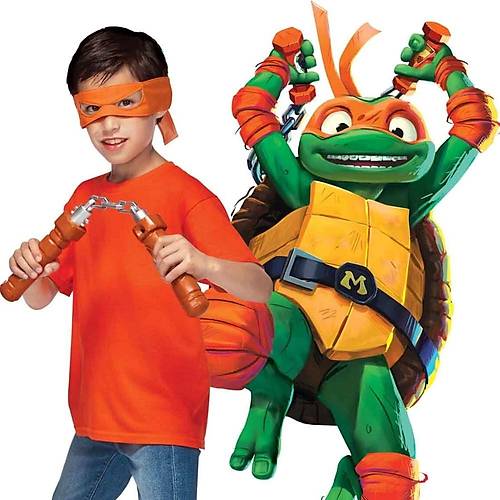 Tmnt Ninja Kaplumbaalar Maske ve Aksesuar Seti Michelangelo