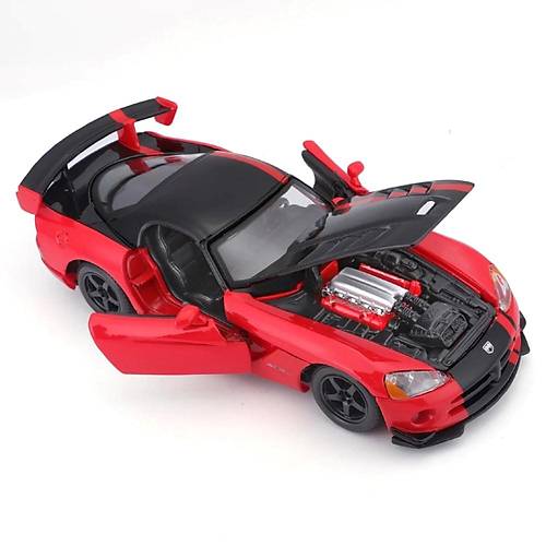 Bburago 1:24 Dodge Viper SRT 10 ACR Krmz | Diecast Model Araba Koleksiyonluk