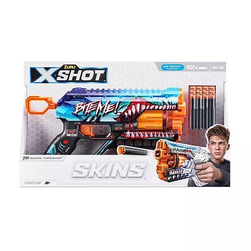 X-Shot Skins Griefer 12 Mermili Snger Dart Atan Silah 32 Cm Shark Trasher