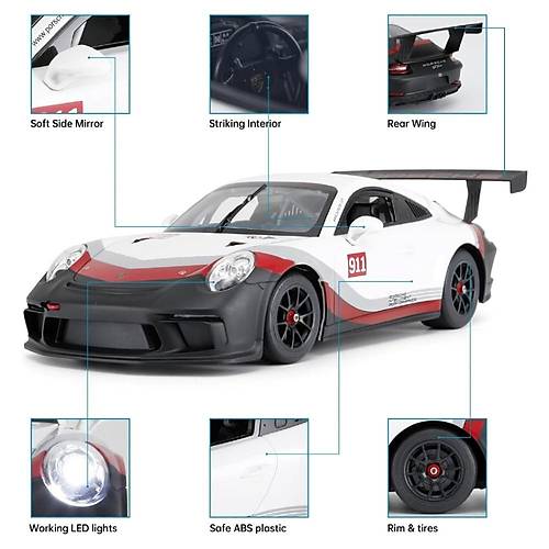 Rastar 1:14 Uzaktan Kumandal Araba Porsche 911 Gt3 Cup 2.4 Ghz