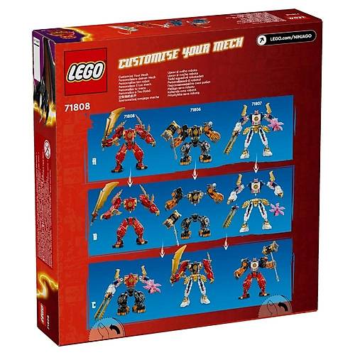 LEGO Ninjago Kai'nin Ate Elementi Robotu 71808 - 7 Ya ve zeri