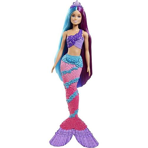 Barbie Dreamtopia Uzun Sal Bebekler Denizkz