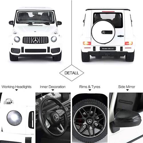 Rastar 1:14 Uzaktan Kumandal Araba Mercedes Benz Amg G63 Man Kap Alan 2.4 Ghz Ikl Siyah