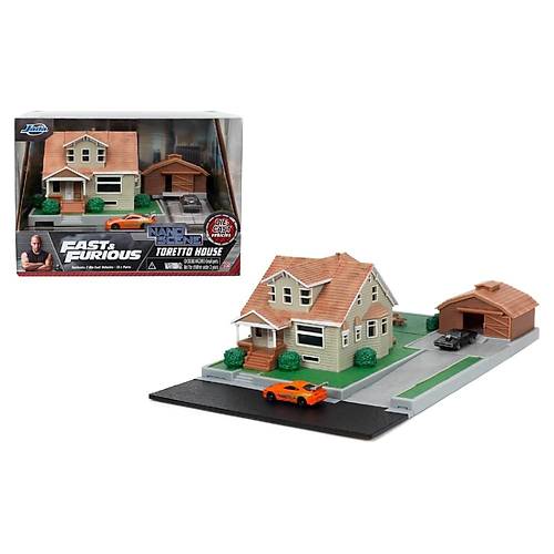 Jada 253203081 Fast & Furious Nano Dom'un Evi Diorama Modellemesi