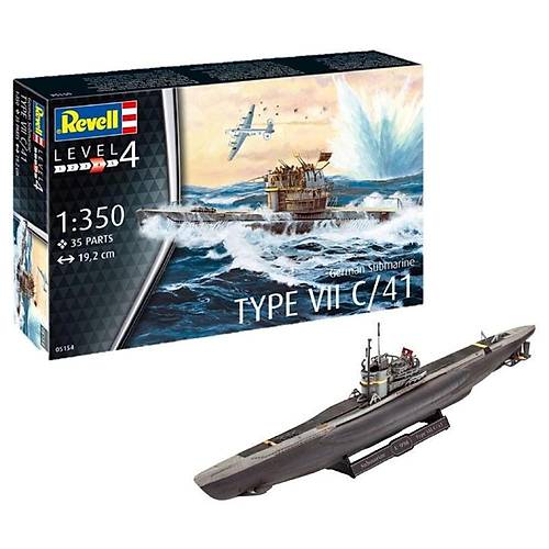 Revell 1:350 German Submarine Type VII C/41