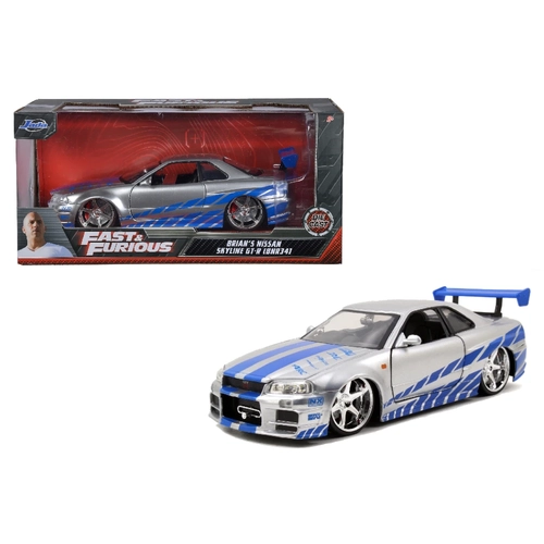 Jada 253203044 1:24 Fast & Furious Brian's 2002 Nissan Skyline GT-R BNR34