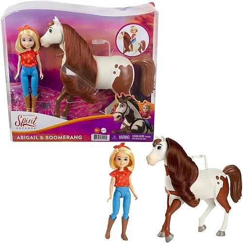 Spirit Bebek ve Gzel At Oyun Setleri Abigail ve Boomerang