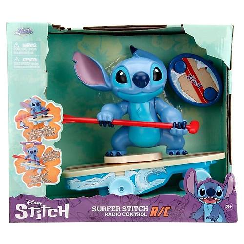 Jada Rc Surfer Stitch Uzakntan Kumandal Ara 2.4 Ghz 25 cm | Disney Lisansl Dnl, Wheelie Fonksiyonlu Oyuncak Ara