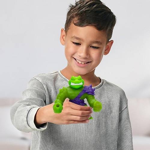 Heroes of Goo Jit Zu Stretch Tekli Paket Rock Jaw Benzersiz Goo Dolgu, Boyutlarnn 3 Katna Kadar U