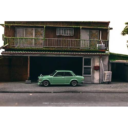 Tarmac 1:64 Datsun 510 Light Green T64R-052-GR