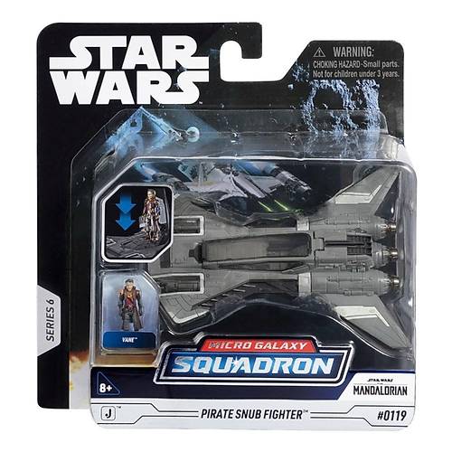 Star Wars Micro Galaxy Squadron Ara ve Mikro Figr Set #0119 Pirate Snub Fighter