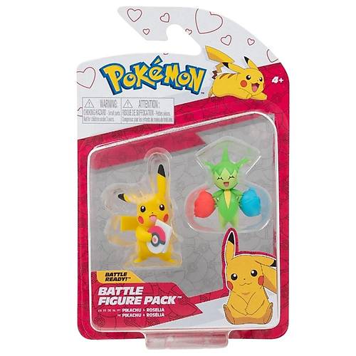 Pokemon Battle 2'li Figr Seti Pikachu & Roselia