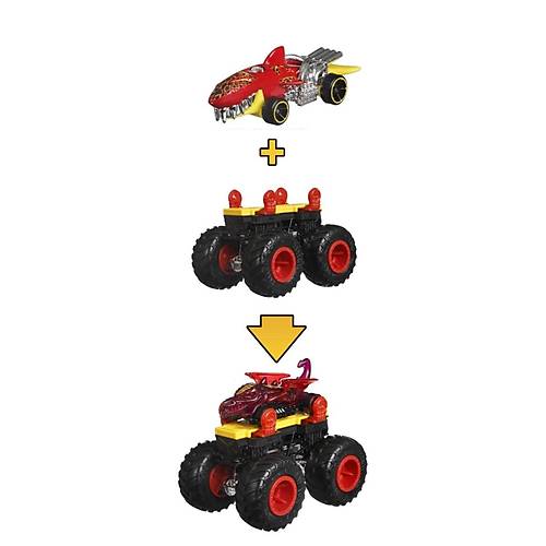 Hot Wheels Monster Trucks Dev Tekerlek Ustas Serisi