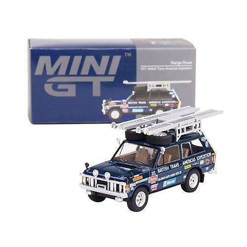 Mini GT 1:64 Range Rover 1971 British Trans-Americas Expedition