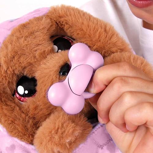 Baby Paws Sesli Yavru Kpek Pelu 20 Cm Cocker Pembe anta
