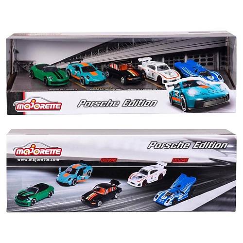 Majorette 5'li Giftpack Porsche Edition