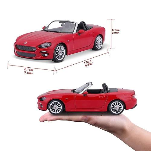 Bburago 1:24 Fiat 124 Spider Bordo