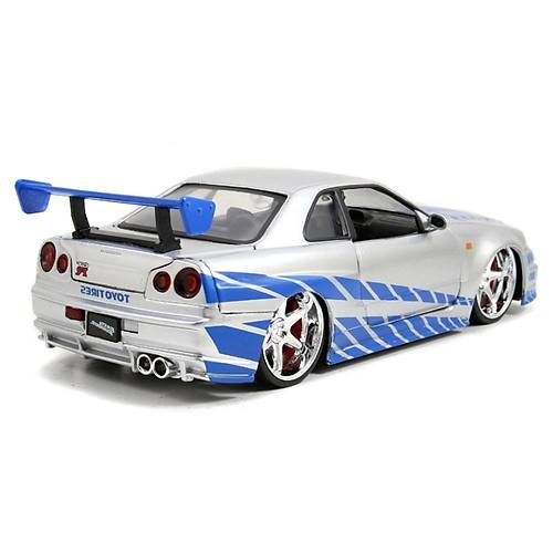 Jada 1:24 Fast & Furious Brian's 2002 Nissan Skyline GT-R BNR34
