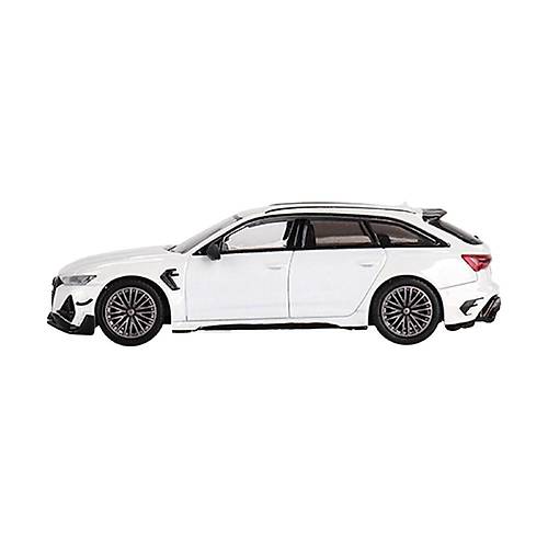 Mini GT 1:64 ABT Audi RS6-R Glacier White Metallic