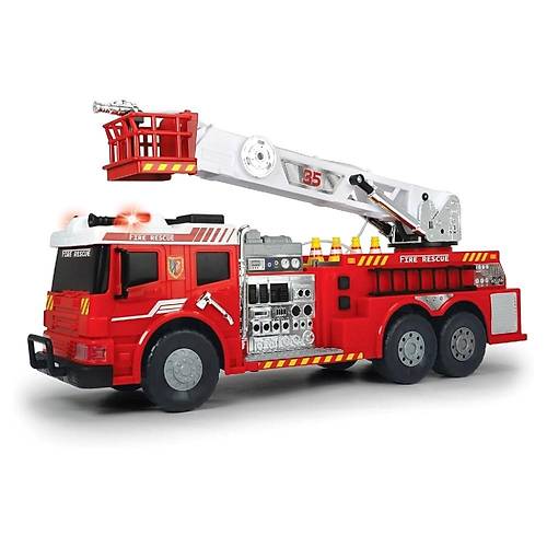 Dickie RC Aerial Ladder Truck Uzaktan Kumandal tfaiye Arac  Sesli, Ikl, Su Pskrtmeli, 62 cm
