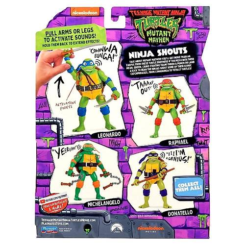 Tmnt Ninja Kaplumbaalar Sesli Deluks Aksiyon Figrler Leonardo