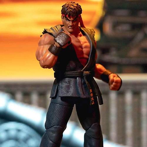 Jada Street Fighter II Deluxe Figr Evil Ryu