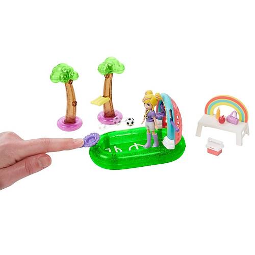 Polly Pocket Aktivite Gn Oyun Seti Plaj Futbolu Paketi