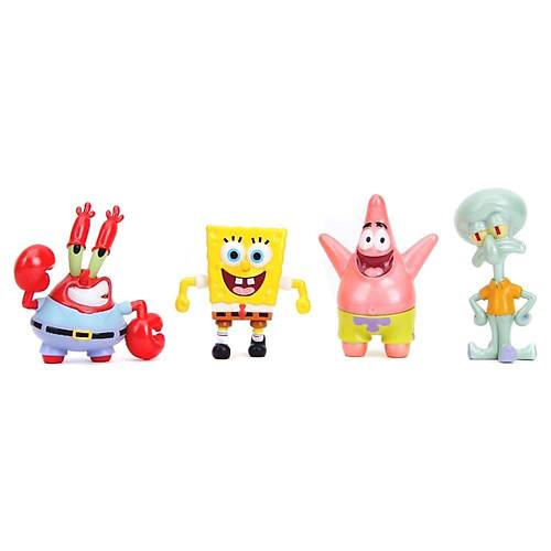 Metalfigs Sponge Bob Figrler 4'l Set