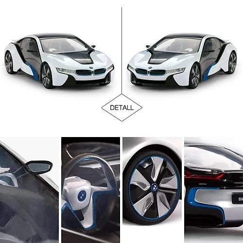 Rastar 1:14 Bmw 8 Uzaktan Kumandal Araba Beyaz 2.4 Ghz Ikl Spor Araba