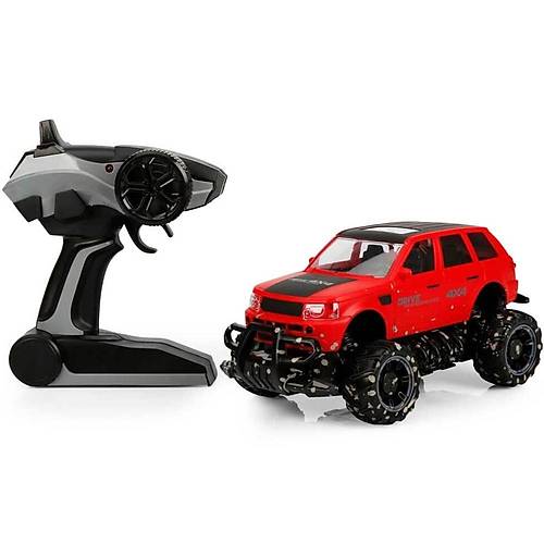Crazon 1:18 Uzaktan Kumandal 4x4 Crazy Off-Road Araba 2.4 Ghz USB arj Krmz