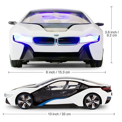 Rastar 1:14 Bmw 8 Uzaktan Kumandal Araba Beyaz 2.4 Ghz Ikl Spor Araba