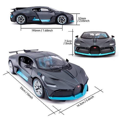 Rastar 1:14 Uzaktan Kumandal Araba Bugatti Divo Man Kap Alan 2.4 Ghz