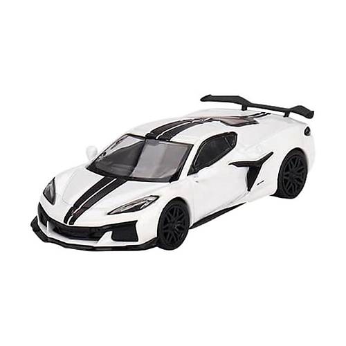 Mini GT 1:64 Scale Chevrolet Corvette Z06 2023 Arctic White