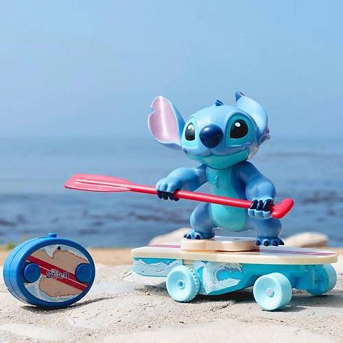 Jada Rc Surfer Stitch Uzakntan Kumandal Ara 2.4 Ghz 25 cm | Disney Lisansl Dnl, Wheelie Fonksiyonlu Oyuncak Ara