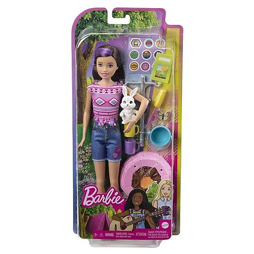 Barbie'nin Kz Kardeleri Kampa Gidiyor Oyun Seti Kumral