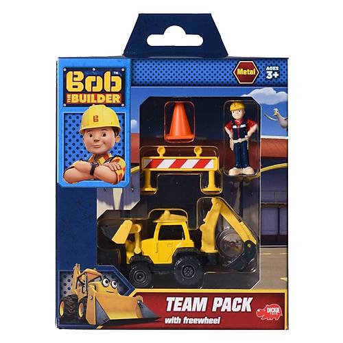 Dickie Toys 1:64 Bob The Builder Aksesuarl Ara Oyun Seti Baggi