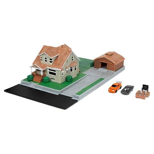 Jada Fast & Furious Nano Dom's House Display Diorama
