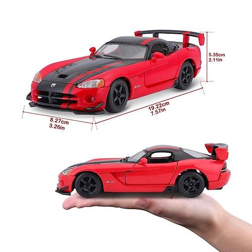 Bburago 1:24 Dodge Viper SRT 10 ACR Krmz