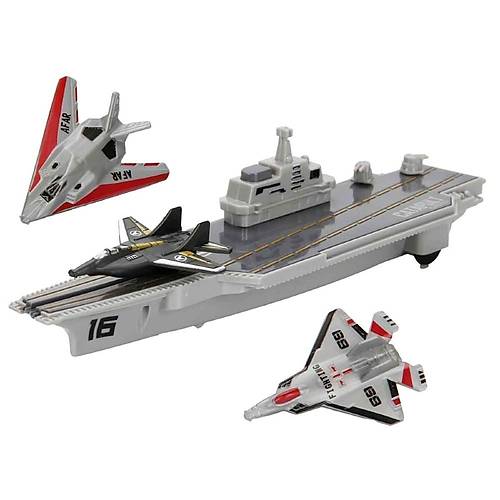 Hero Combat Asker Oyun Seti Jet Uak Gemisi 4 Para