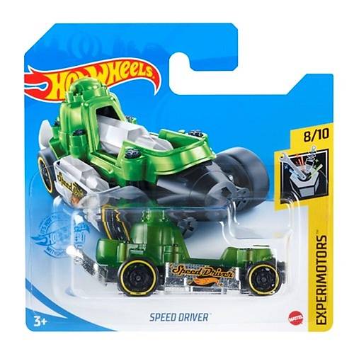 Hot Wheels Experimotors Speed Driver Green