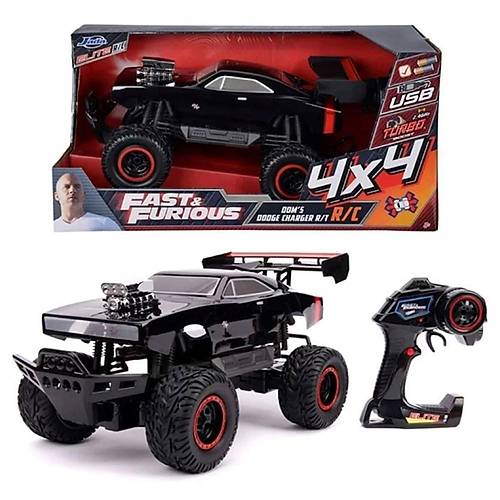 Jada 1:12 Rc Fast & Furious Dom's 1970 Dodge 4x4 2.4 Ghz Usb arj 47 Cm