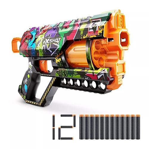 X-Shot Skins Griefer 12 Mermili Snger Dart Atan Silah 32 Cm Graffiti