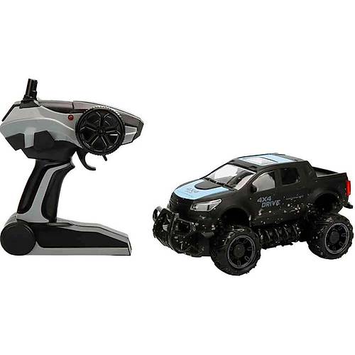 Crazon 1:18 Uzaktan Kumandal 4x4 Crazy Off-Road Araba 2.4 Ghz Usbj arj Siyah Mavi
