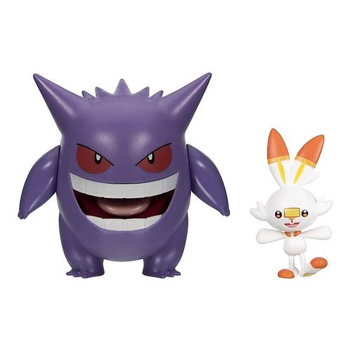 Pokemon Battle 2'li Figr Gengar & Scorbunny PKW2548