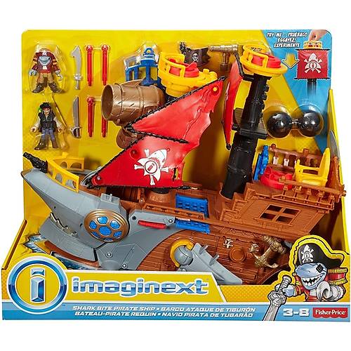Imaginext Korsan Gemisi Kpek Bal Saldrs