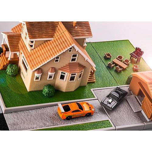 Jada 253203081 Fast & Furious Nano Dom'un Evi Diorama Modellemesi