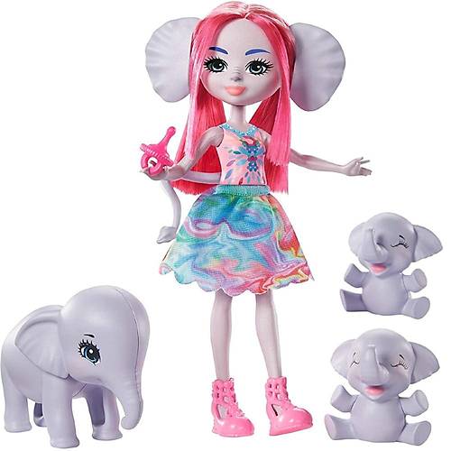 Enchantimals Esmeralda Elephani  Graceful Prunie & Mammoth